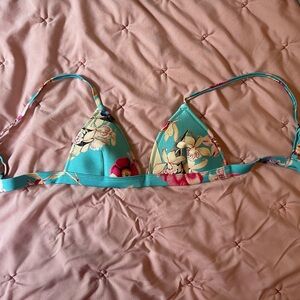 Triangl bikini top floral size small